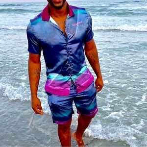 Milano Di Rouge Pyramid Short Set (Unisex)